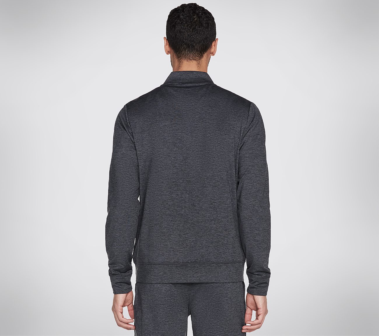 SKECH-KNITS ULTRA GO HOODLESS, CCHARCOAL Apparels Top View