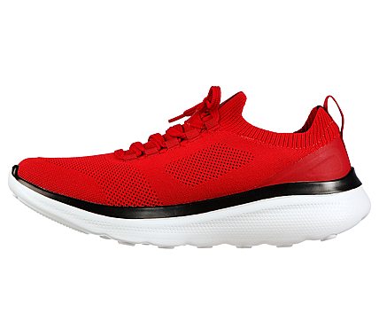 GO RUN MOTION - IONIC STRIDE, RED/BLACK Footwear Left View