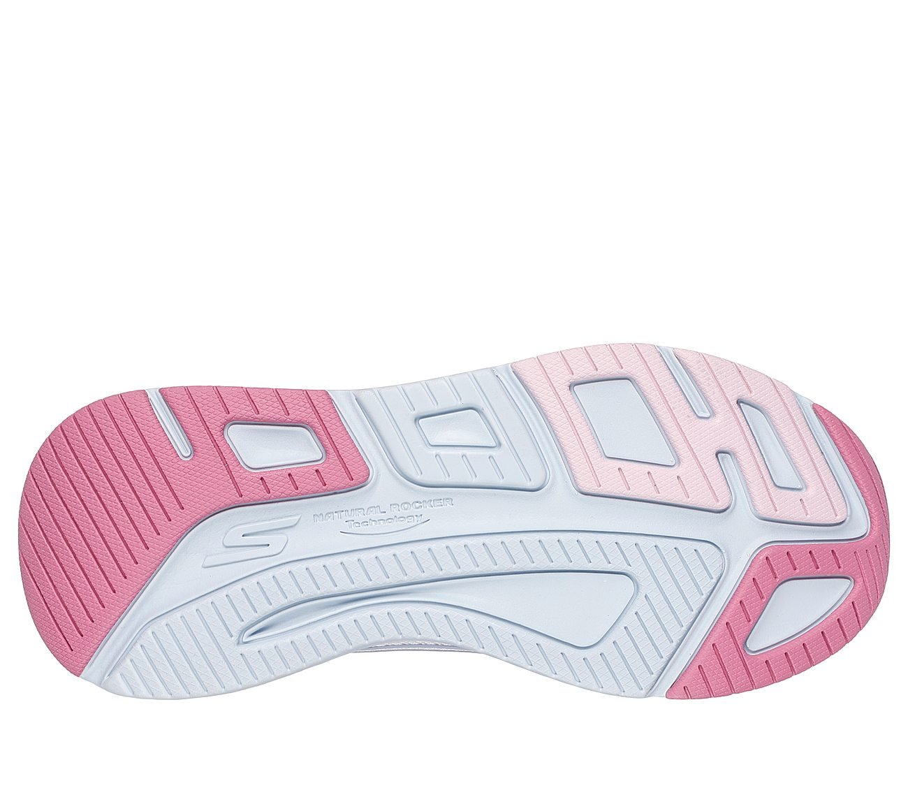 MAX CUSHIONING ELITE 2, WHITE/BLUE/PINK Footwear Bottom View