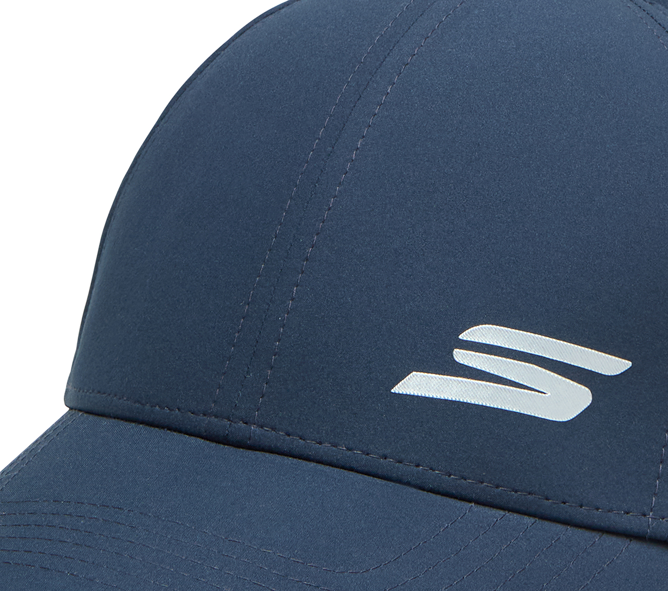 ELASTICATED PERFORMANCE BASEBALL HAT , NAVY Accessories Left View