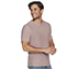 GODRI ALL DAY TEE, TAUPE/LAVENDER Apparels Bottom View