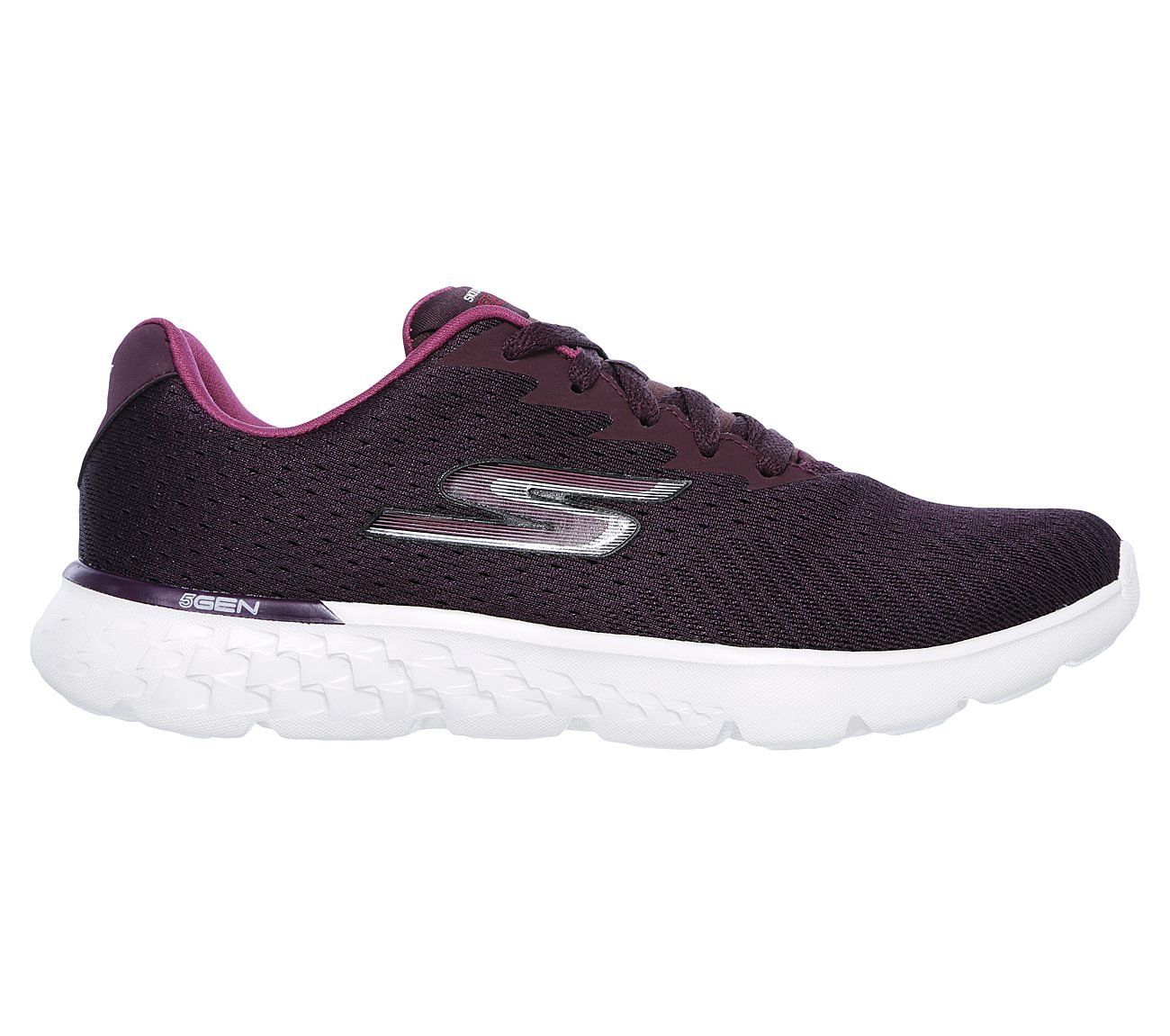 GO RUN 400 - SOLE, BBURGUNDY Footwear Lateral View