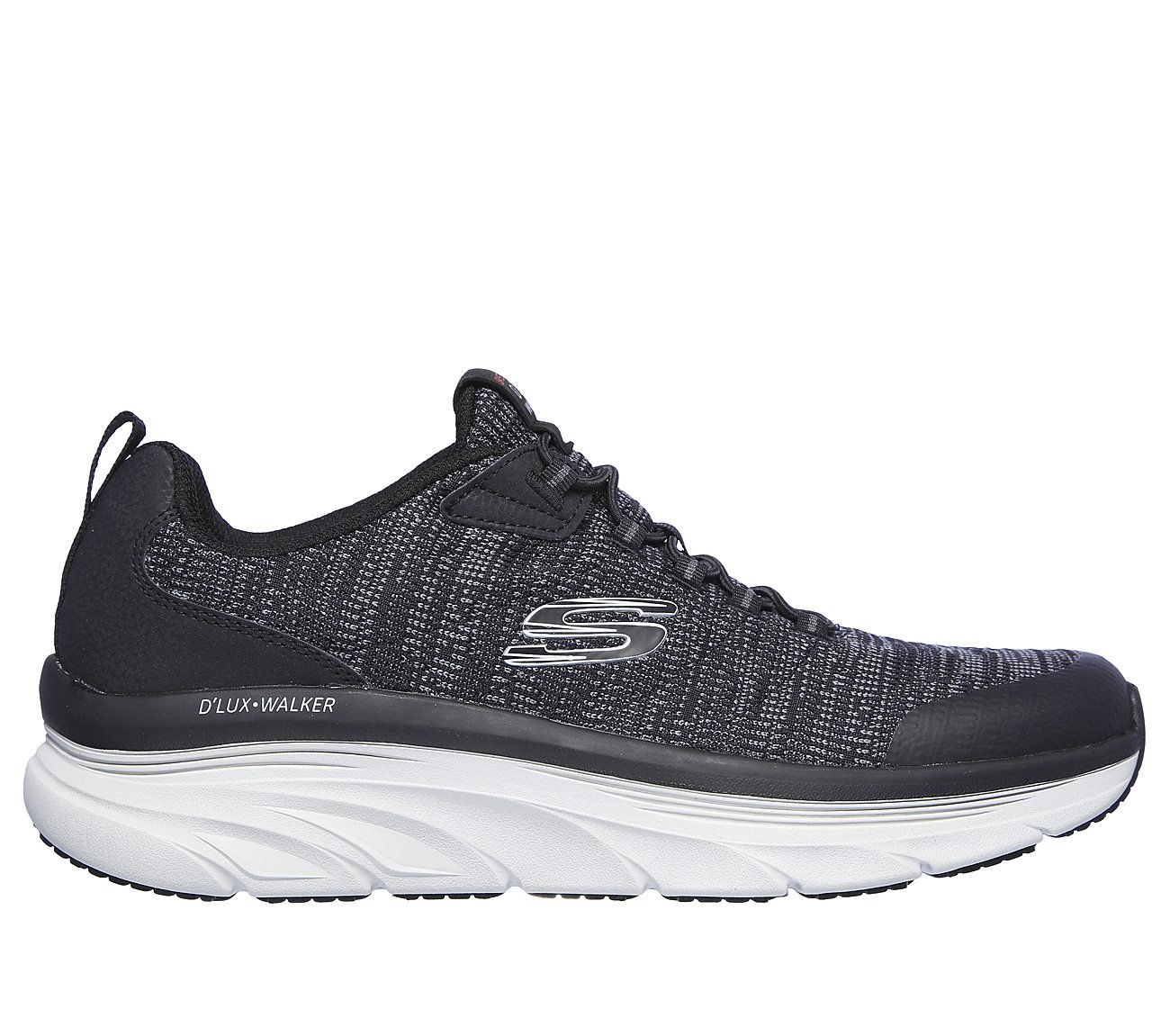 D'LUX WALKER - PENSIVE, BLACK/WHITE Footwear Lateral View