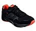 MERIDIAN- OSTWALL, BLACK/CORAL Footwear Lateral View