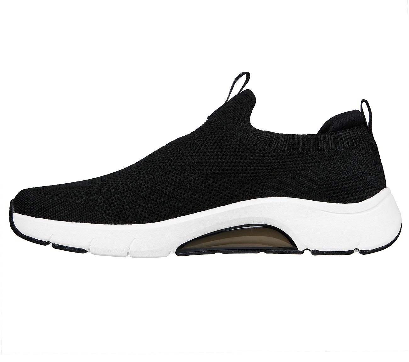 SKECH-AIR ARCH FIT, BLACK/WHITE Footwear Left View