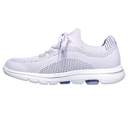 GO WALK 5 - UPRISE, LAVENDER Footwear Left View