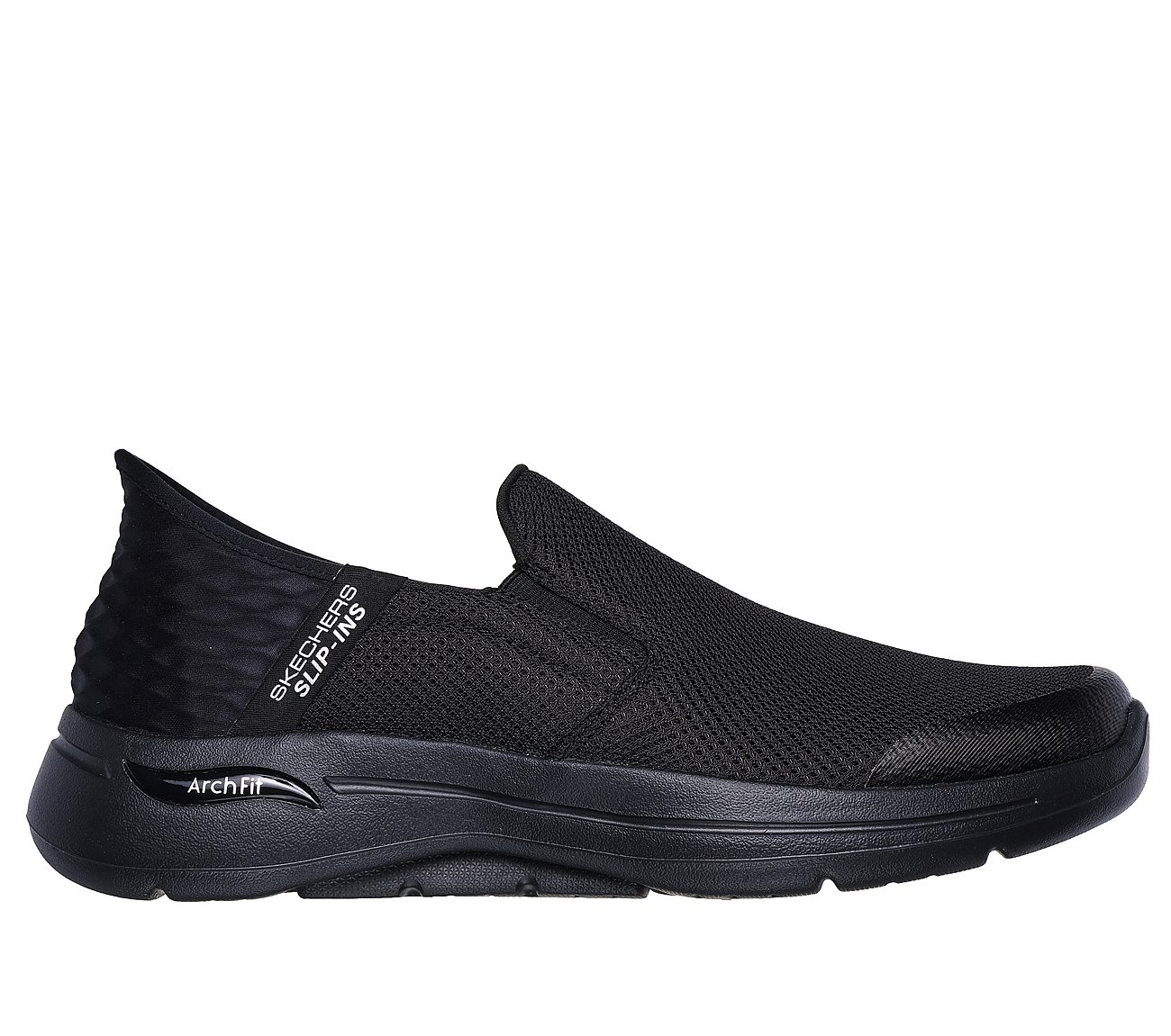 GO WALK ARCH FIT - HANDS FREE, BBLACK Footwear Lateral View