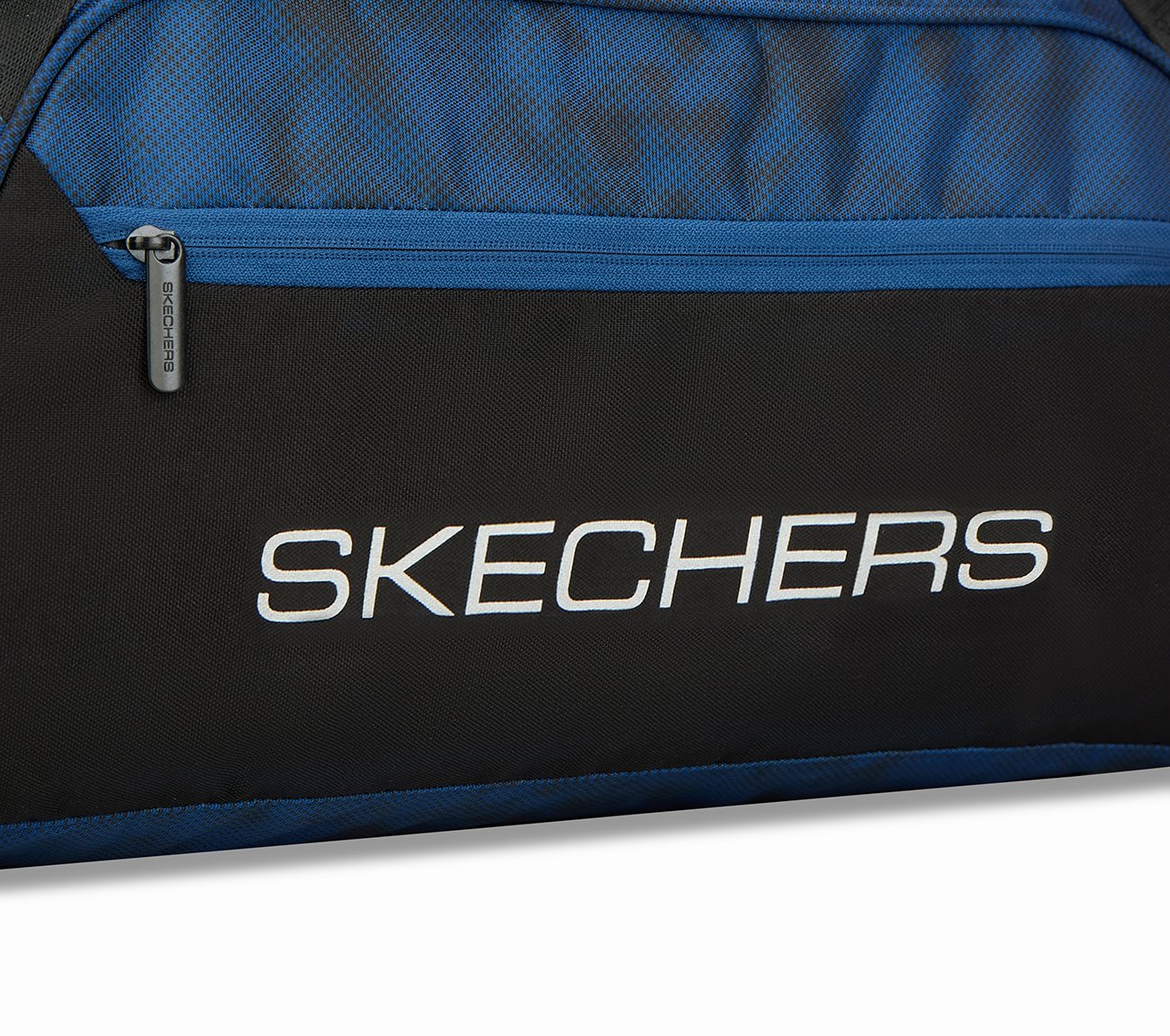 CAMO DUFFLE BAG, BLUE/BLACK