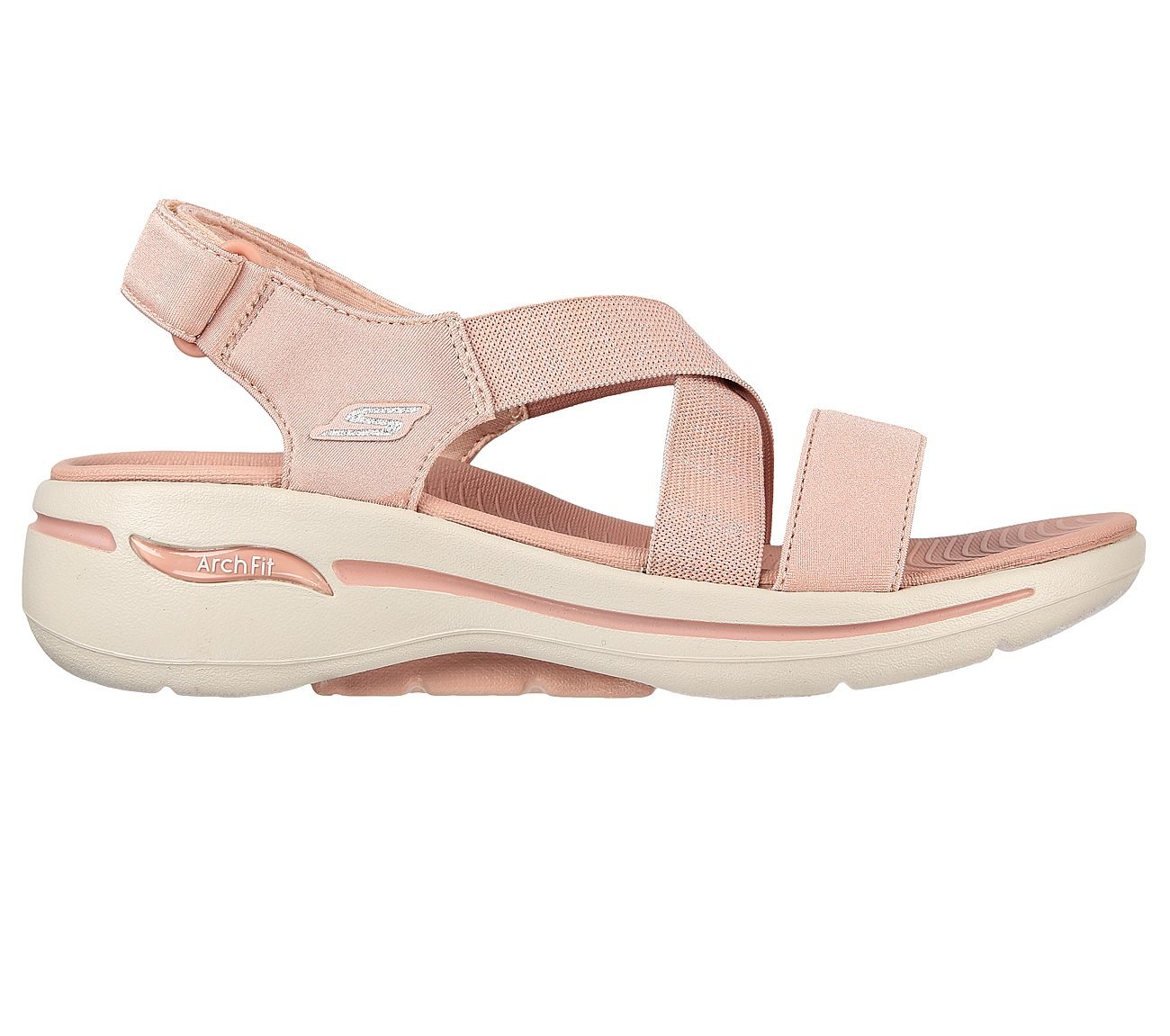 GO WALK ARCH FIT SANDAL - AST, ROSE Footwear Right View