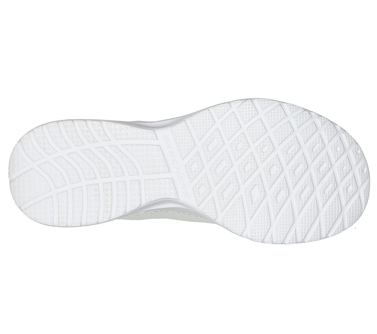 SKECH-AIR DYNAMIGHT-LAID OUT, WHITE/MULTI Footwear Bottom View