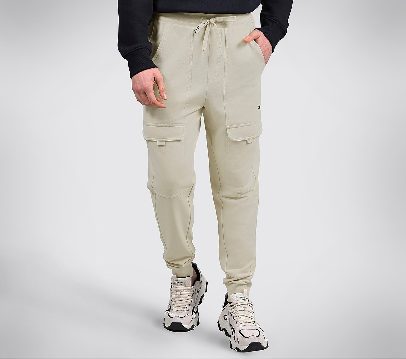 OASIS CARGO BTM, OFF WHITE/GREY Apparels Lateral View