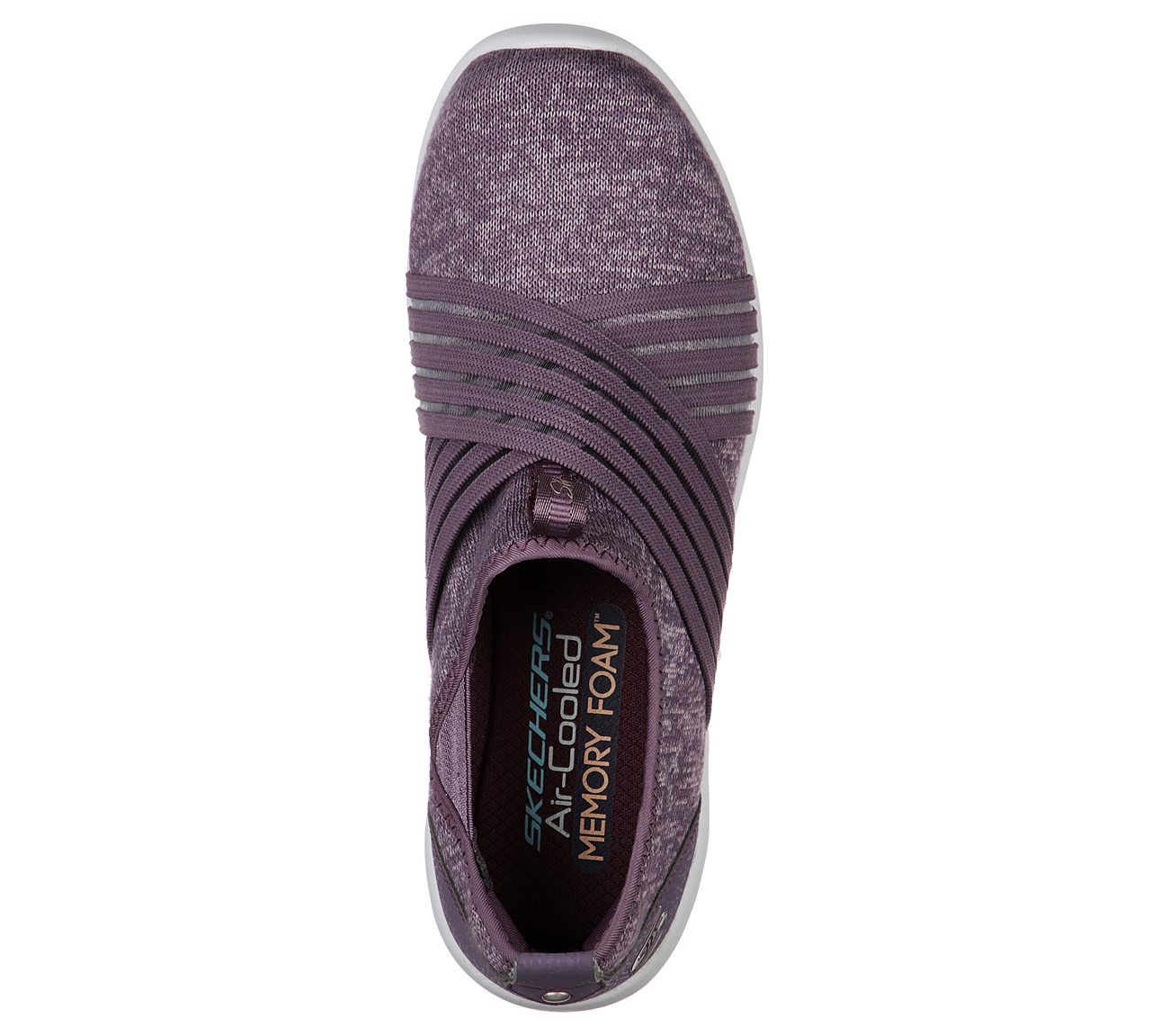 ARYA - CROSS-FIRE, PLUM Footwear Top View