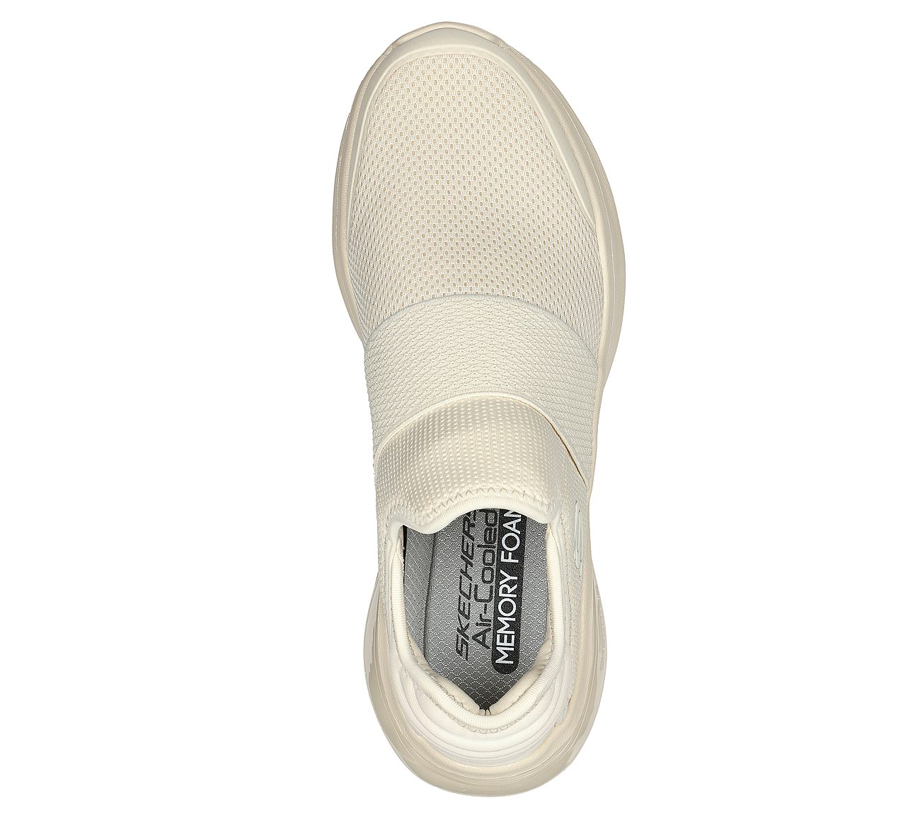 AIR CUSHIONING, OFF WHITE Footwear Top View