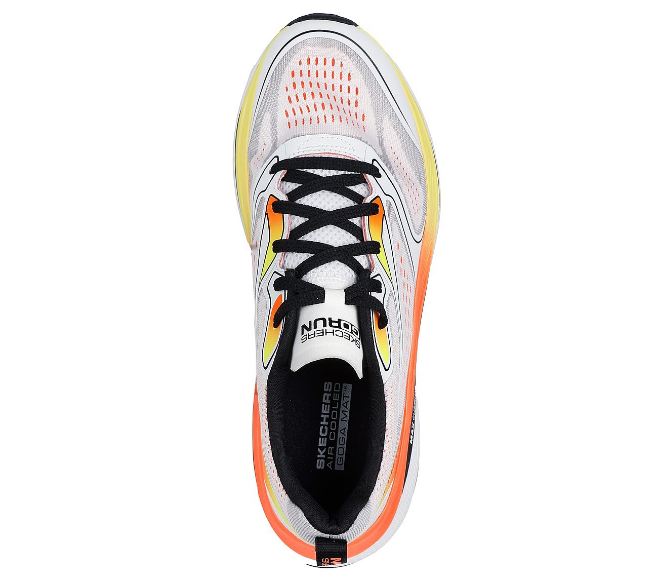 MAX CUSHIONING PROPULSION - W, WHITE/MULTI Footwear Top View
