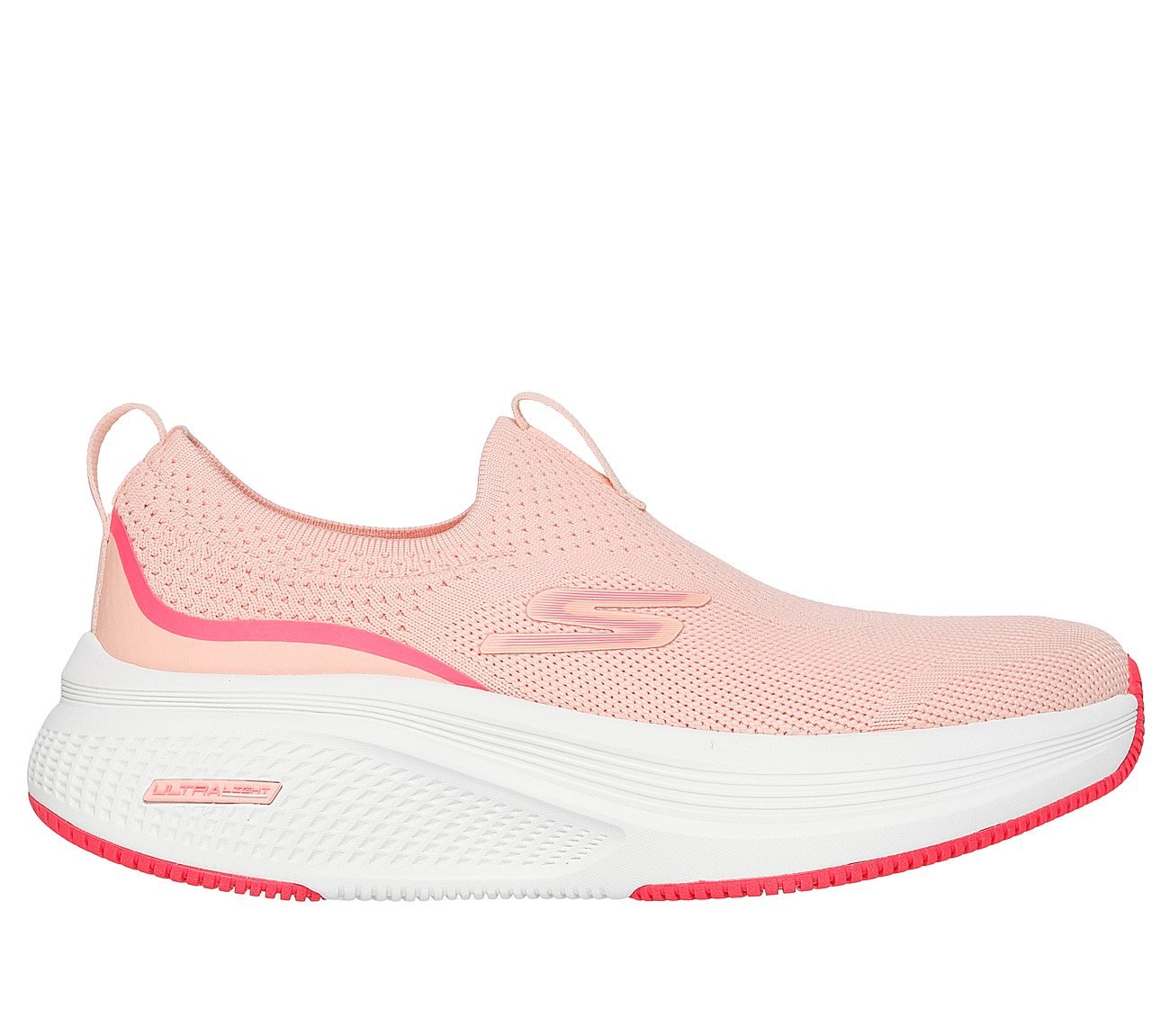 GO RUN ELEVATE 2.0 - CADENA, PEACH Footwear Lateral View