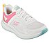 GO RUN PULSE - OPERATE, WHITE/HOT PINK Footwear Lateral View