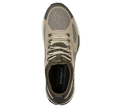 EQUALIZER 4.0 TRAIL- TERRATOR, TAUPE/OLIVE Footwear Top View
