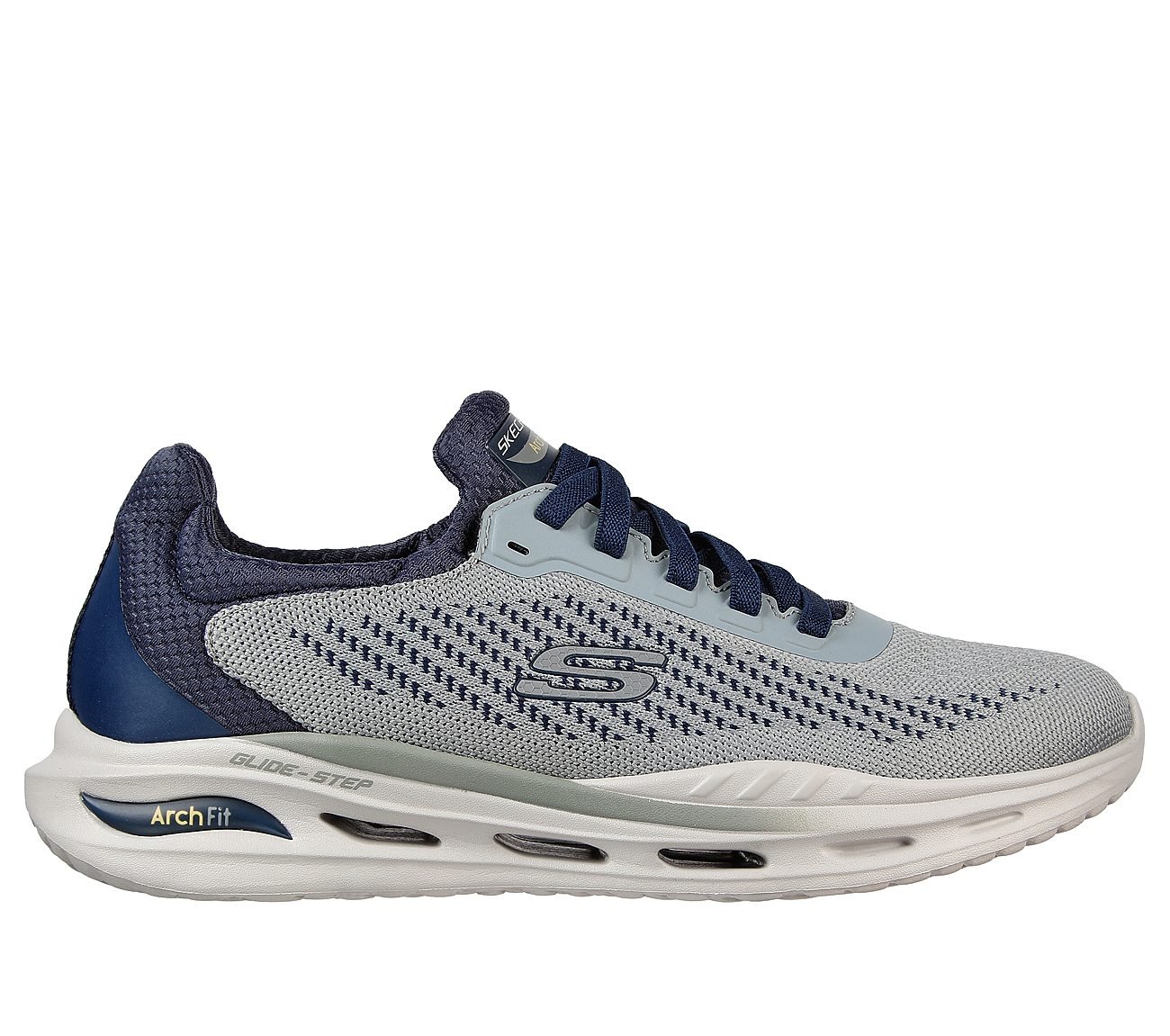 ARCH FIT ORVAN - TRAYVER, GREY/NAVY Footwear Lateral View