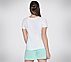 DIAMOND BUTTERFLY SHADOW T-SHIRT, WWWHITE Apparel Top View