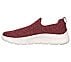 GO WALK FLEX - VELLA, BBURGUNDY Footwear Left View