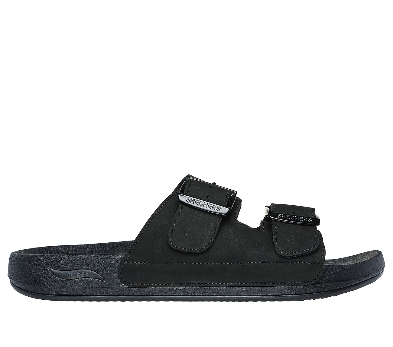 ARCH FIT PRO SANDAL, BLACK Footwear Lateral View