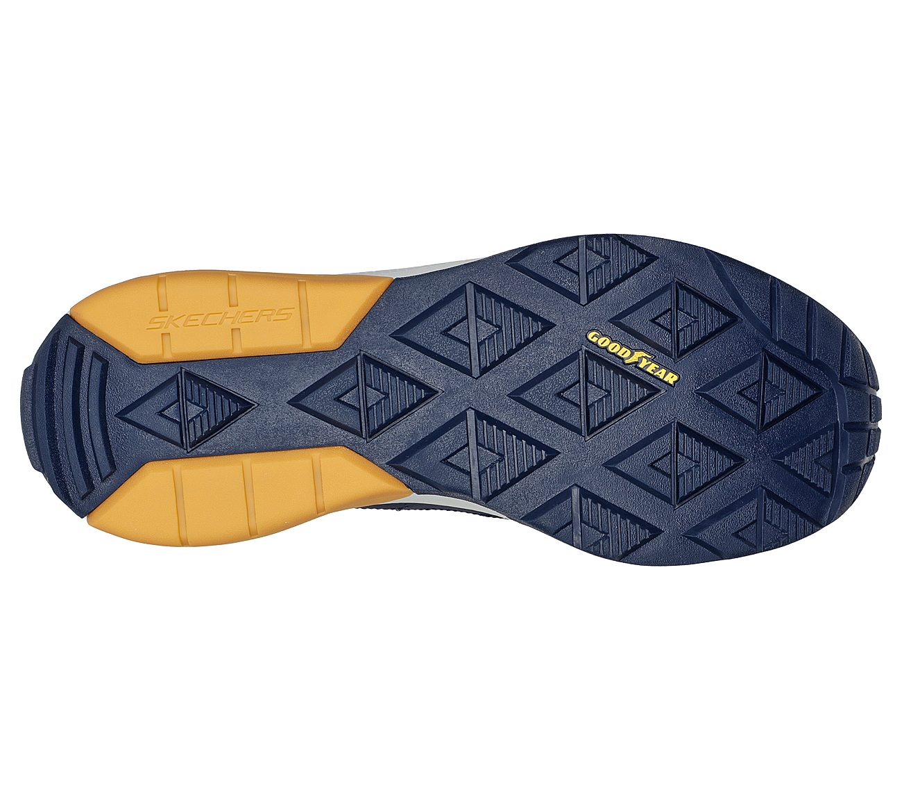 SKECH-AIR EXTREME V2, NAVY/WHITE Footwear Bottom View