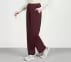 GOLUXE RIB PANT, BBBBLACK Apparel Top View