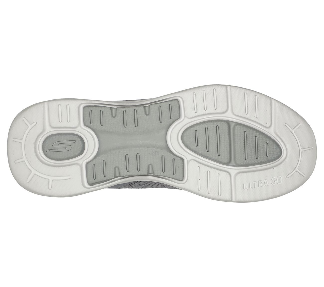 GO WALK ARCH FIT - CLINTON, GREY Footwear Bottom View