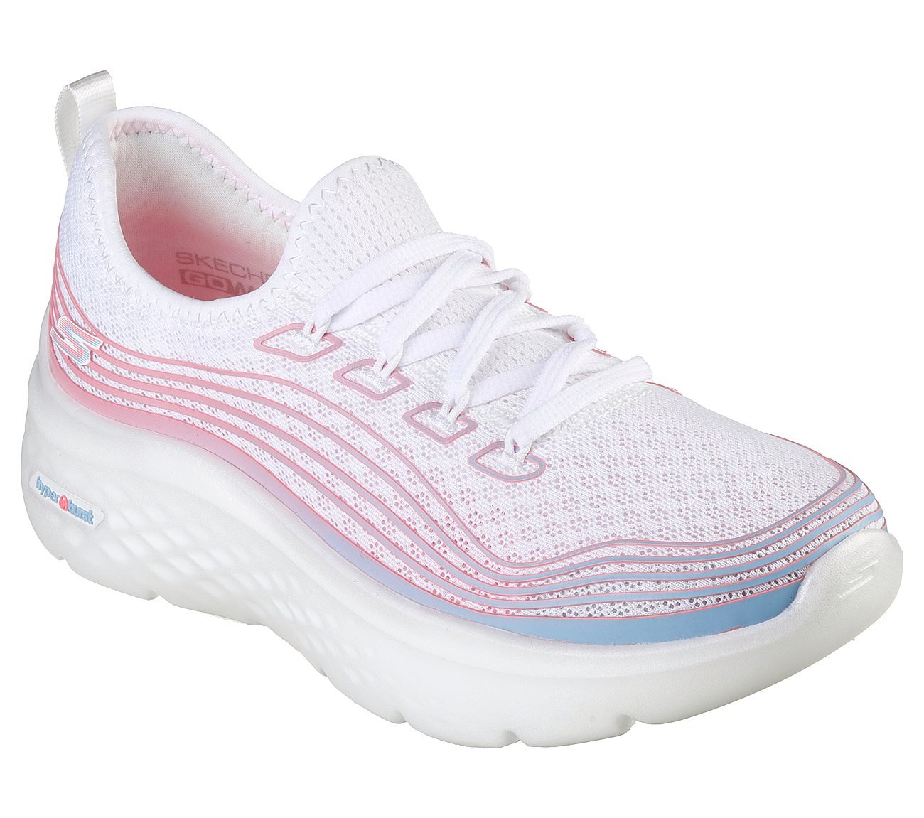 GO WALK HYPER BURST - VALAR, WHITE/MULTI Footwear Right View