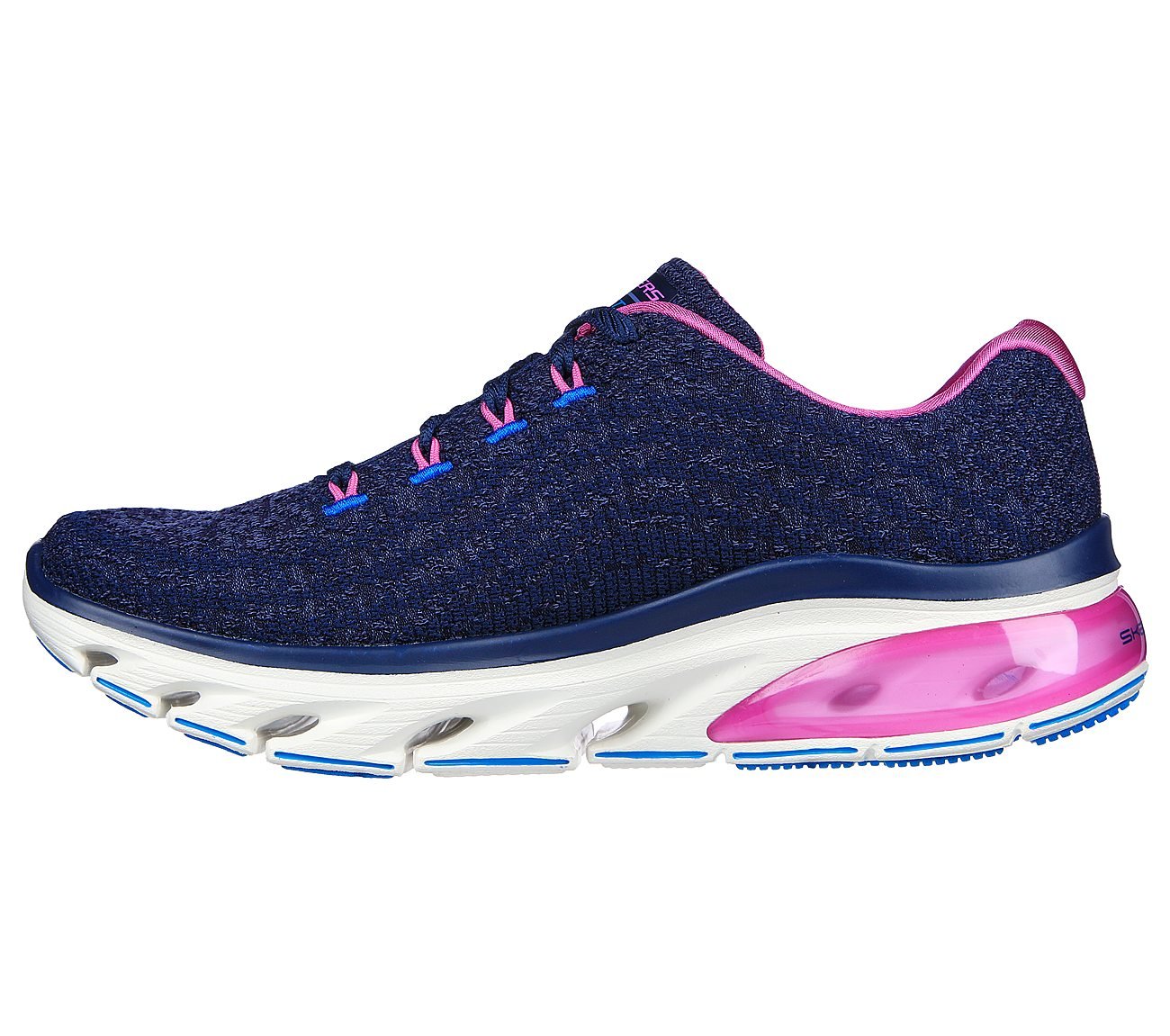 GLIDE-STEP FLEX AIR, NAVY/MULTI Footwear Left View