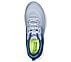 GO RUN SWIRL TECH SPEED, BLUE/LIGHT BLUE Footwear Top View