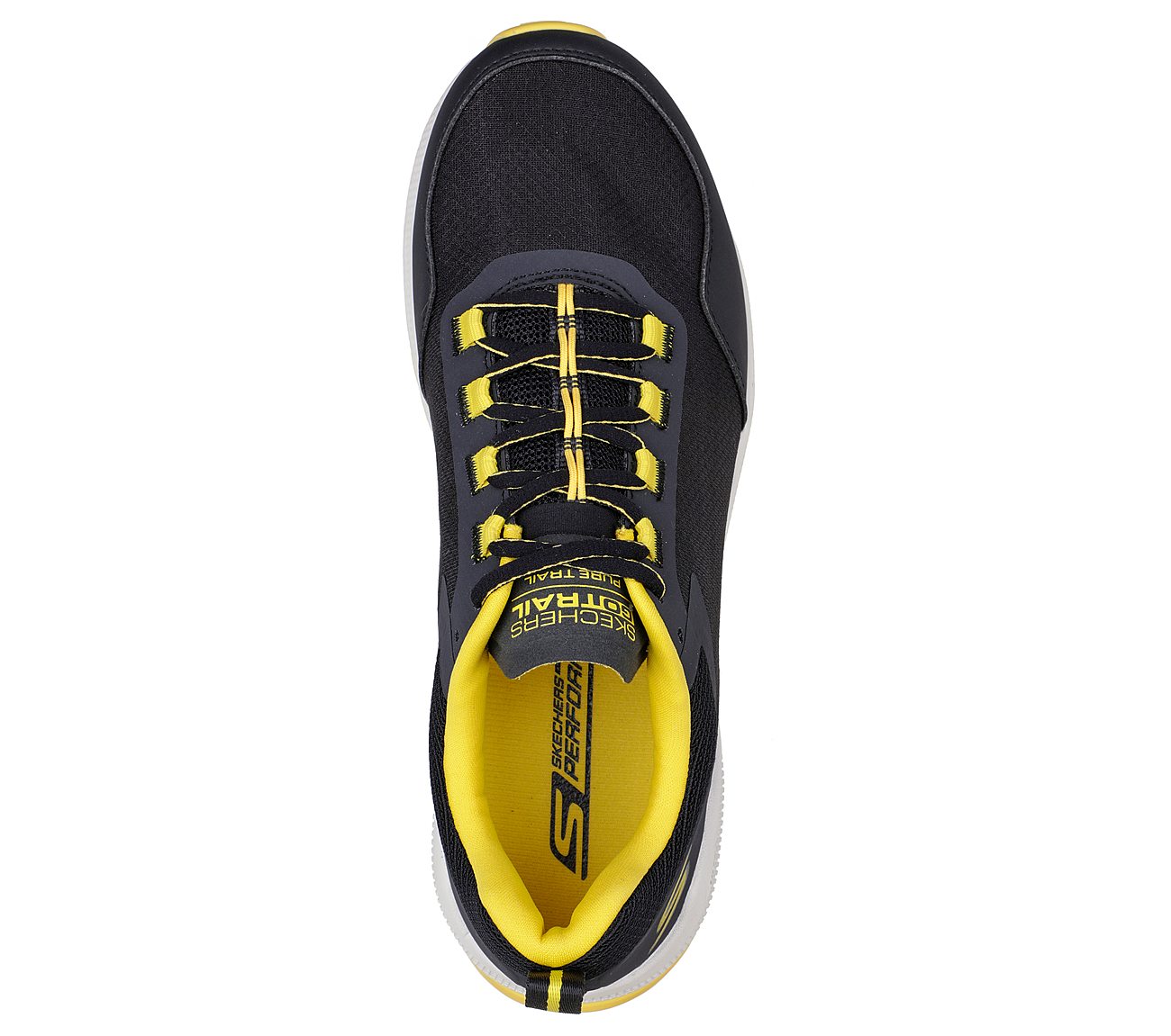 PURE TRAIL, BLACK/YELLOW Footwear Top View