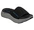 MAX CUSHIONING SANDAL, BLACK/BLUE Footwear Lateral View