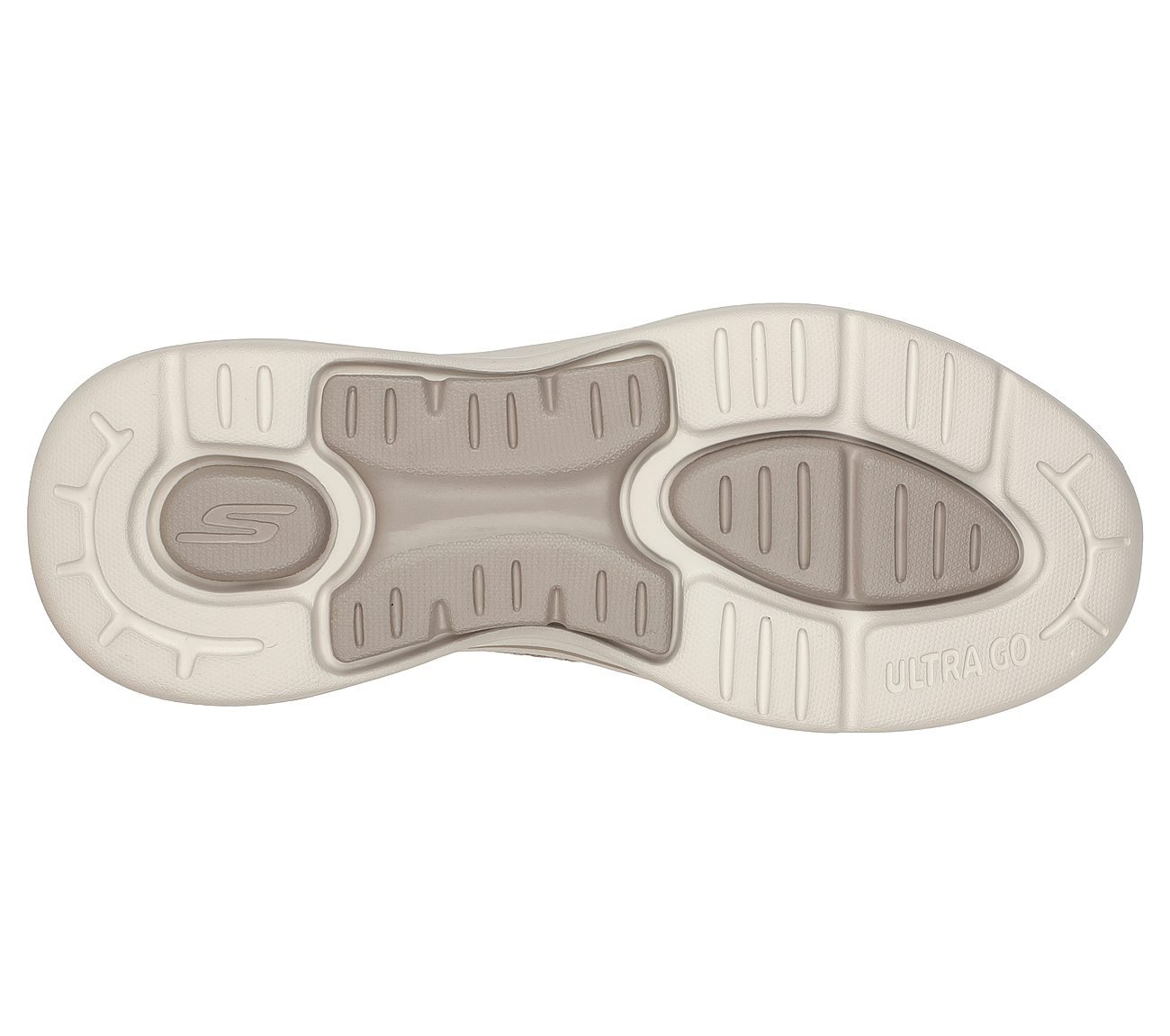 GO WALK ARCH FIT - DELORA, TTAUPE Footwear Bottom View