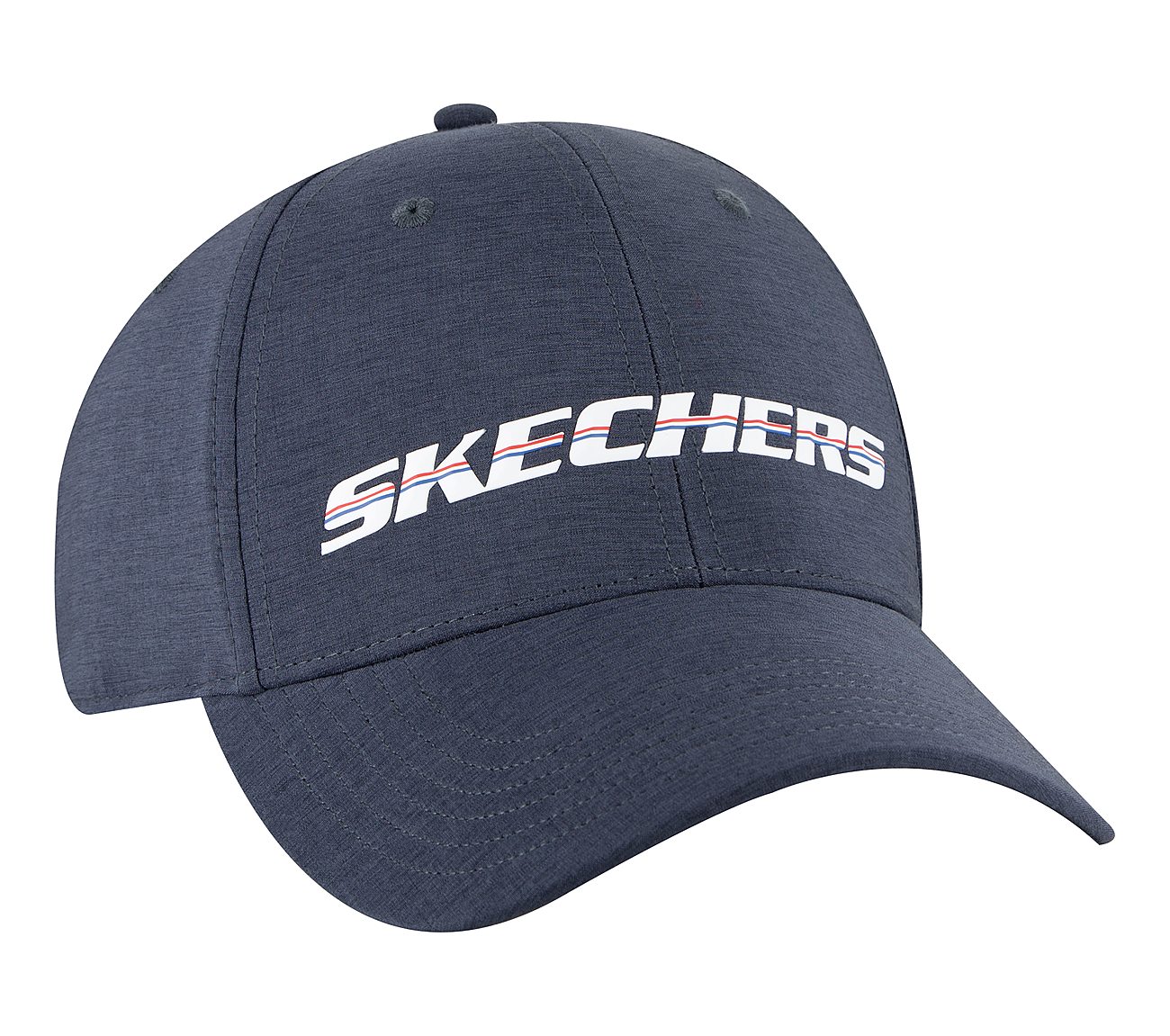 BOOMING BASEBALL HAT, CHARCOAL/NAVY Accessories Left View