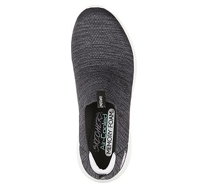 ULTRA FLEX-GRACIOUS TOUCH, BLACK/LAVENDER Footwear Top View