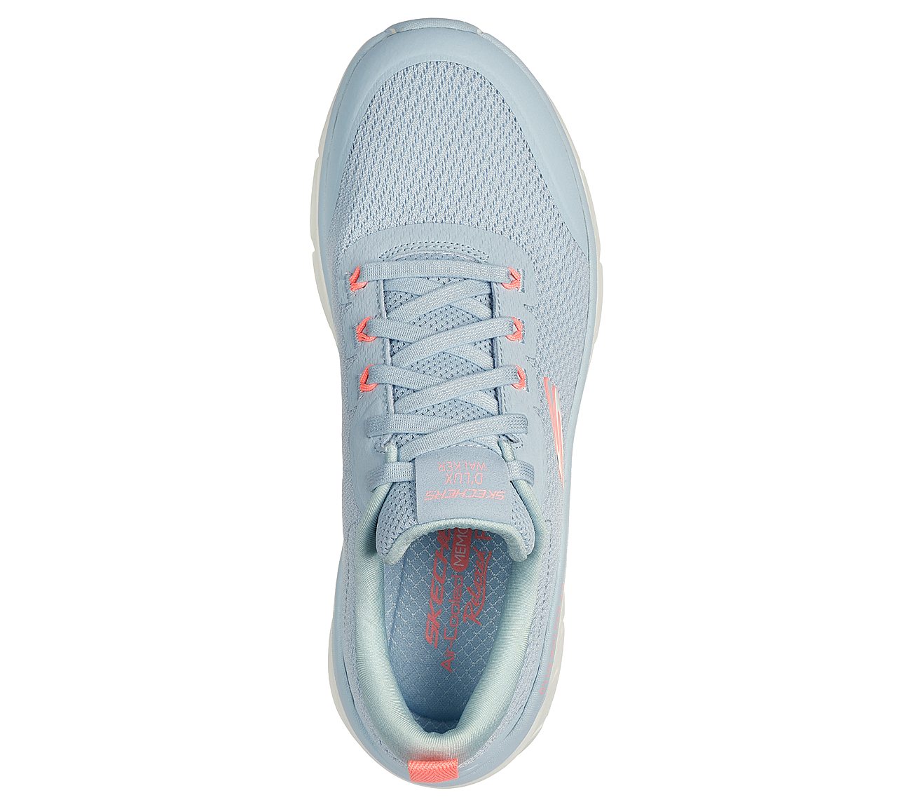 D'LUX WALKER 2.0-RADIANT ROSE, BLUE NEON CORAL Footwear Top View