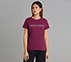 CREW NECK DIAMONTE T-SHIRT, BURGUNDY/PINK