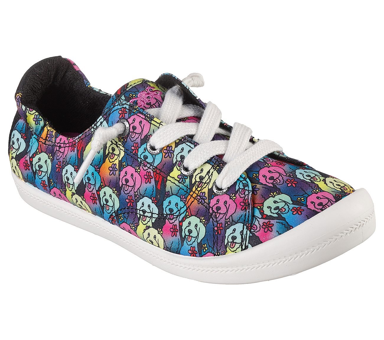 BEACH BINGO - ALOHA DOODLE, BLACK/MULTI Footwear Right View