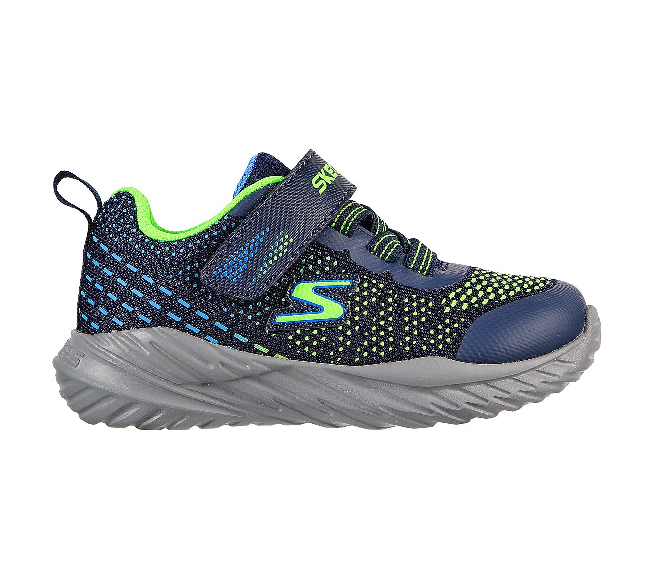 NITRO SPRINT - KARVO, NAVY/LIME Footwear Right View