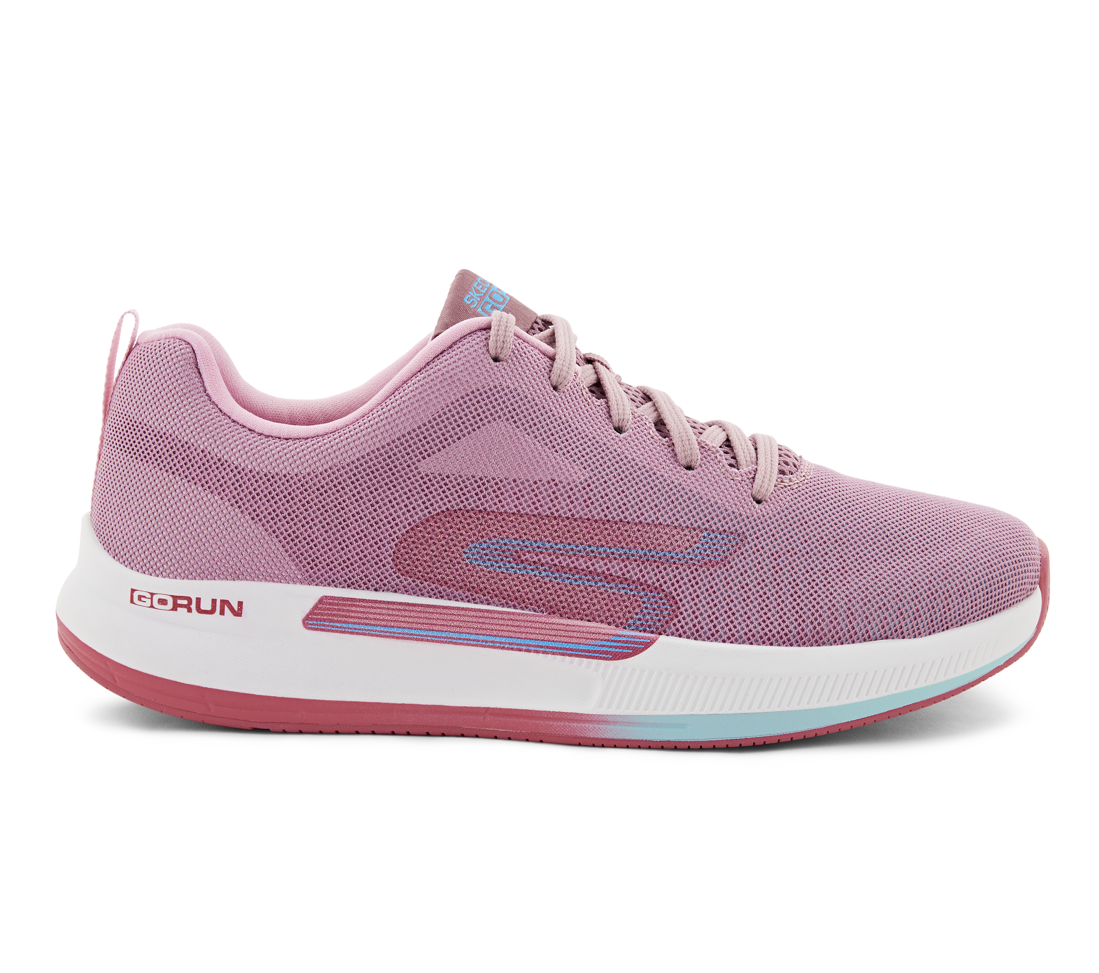 GO RUN PULSE-GET MOVING, MAUVE/MULTI Footwear Right View
