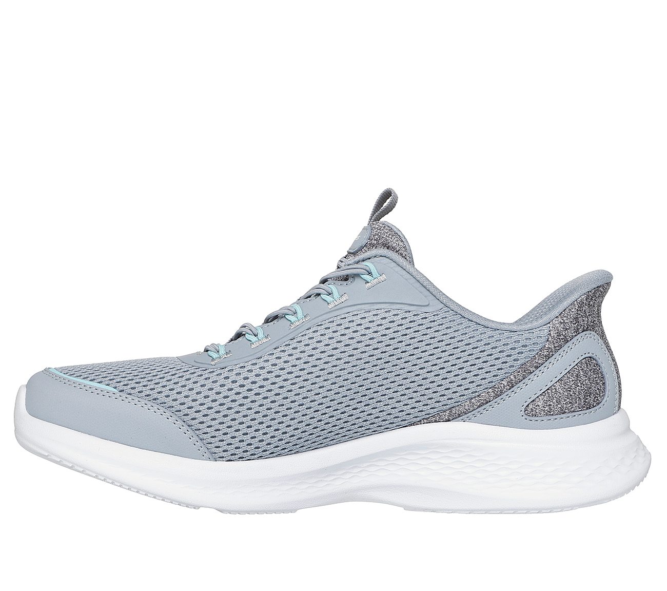 SKECH - LITE PRO 2.0 - RADIANT PA, GRAY Footwear Left View