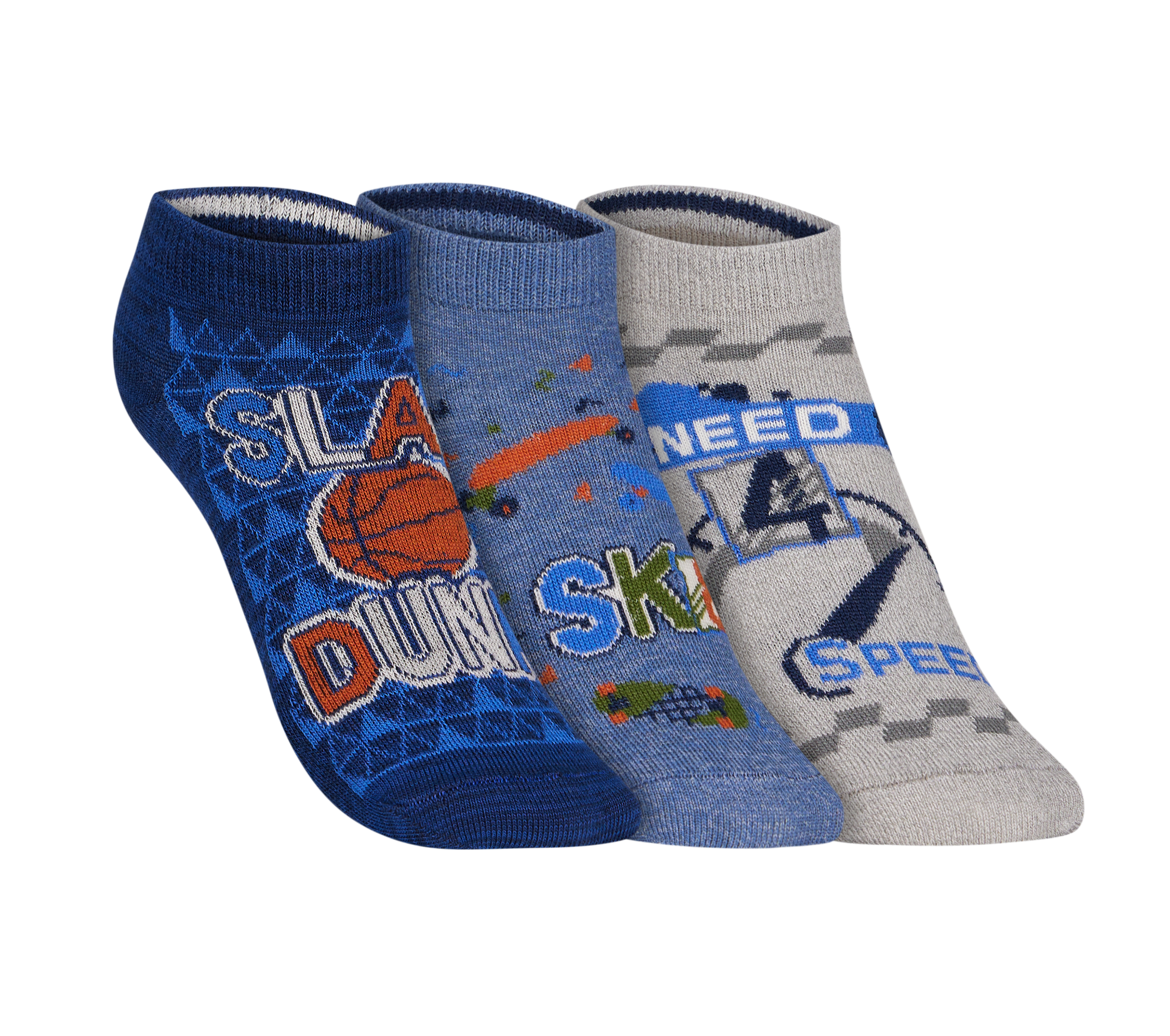 3PK BOYS NON TERRY LOW CUT,  Accessories Lateral View