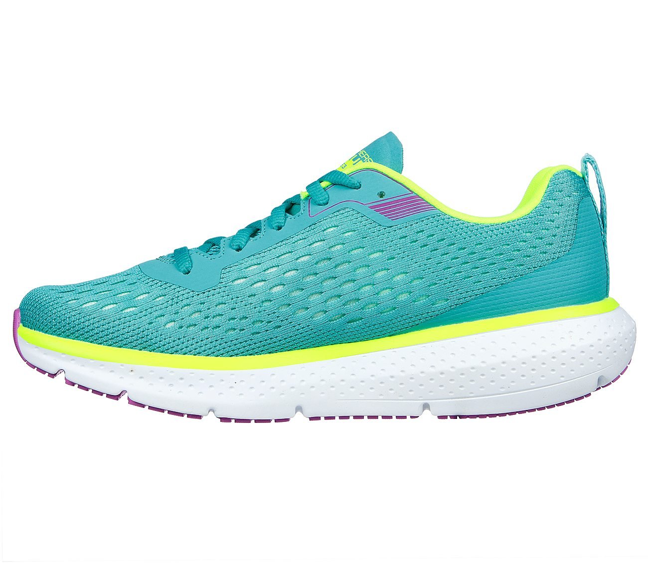 GO RUN PURE 3, TEAL Footwear Left View