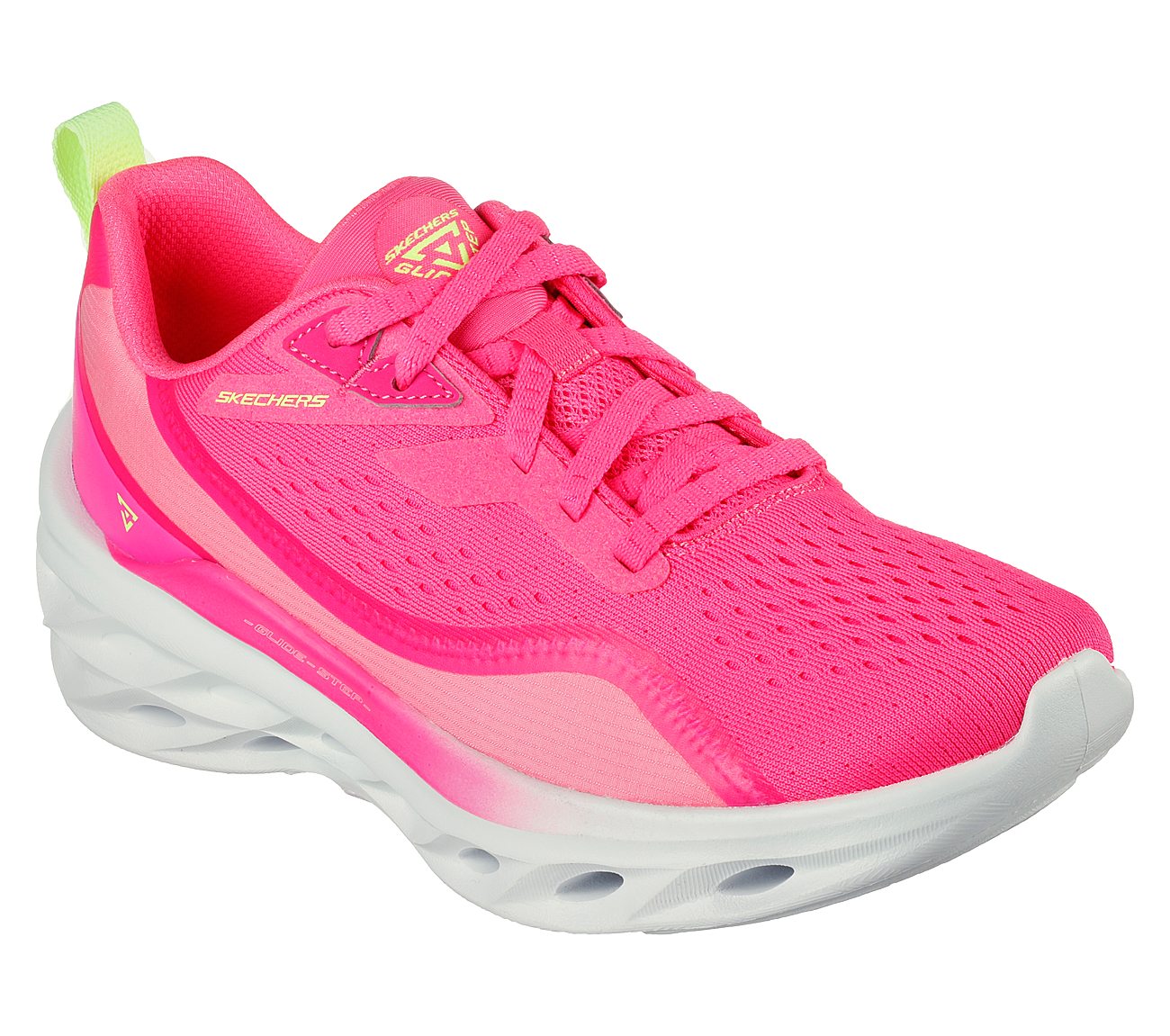 GLIDE-STEP SWIFT, NEON PINK/YELLOW Footwear Lateral View