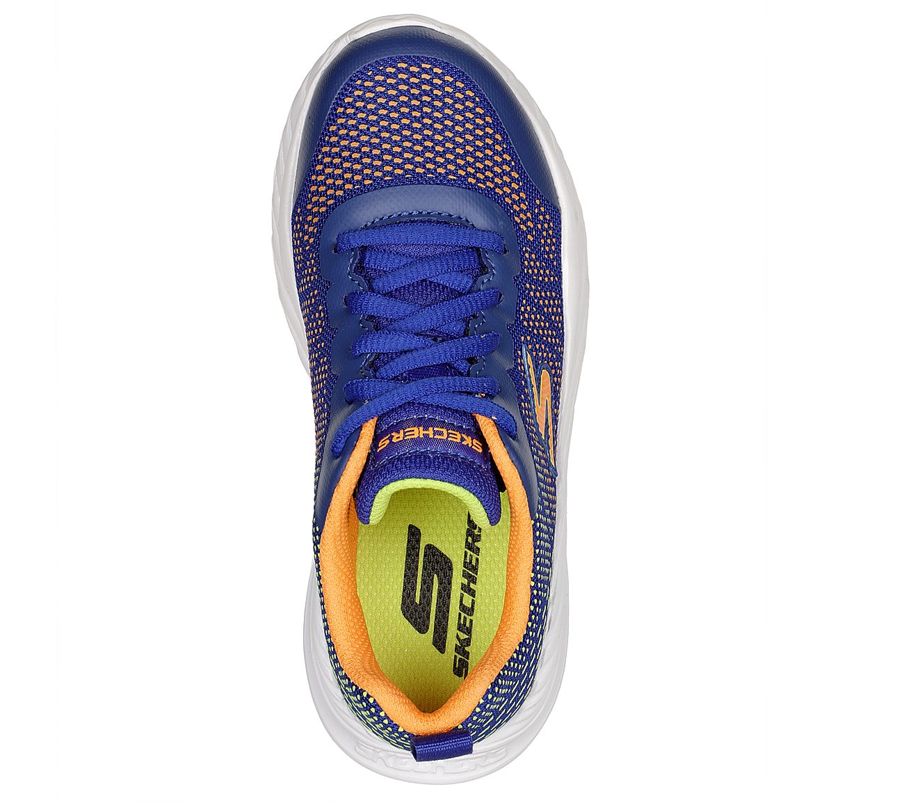 NITRO SPRINT - HIVAR, BLUE/ORANGE Footwear Top View