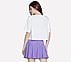 UNO POLKA DOT DIAMOND T-SHIRT, WWWHITE Apparel Top View