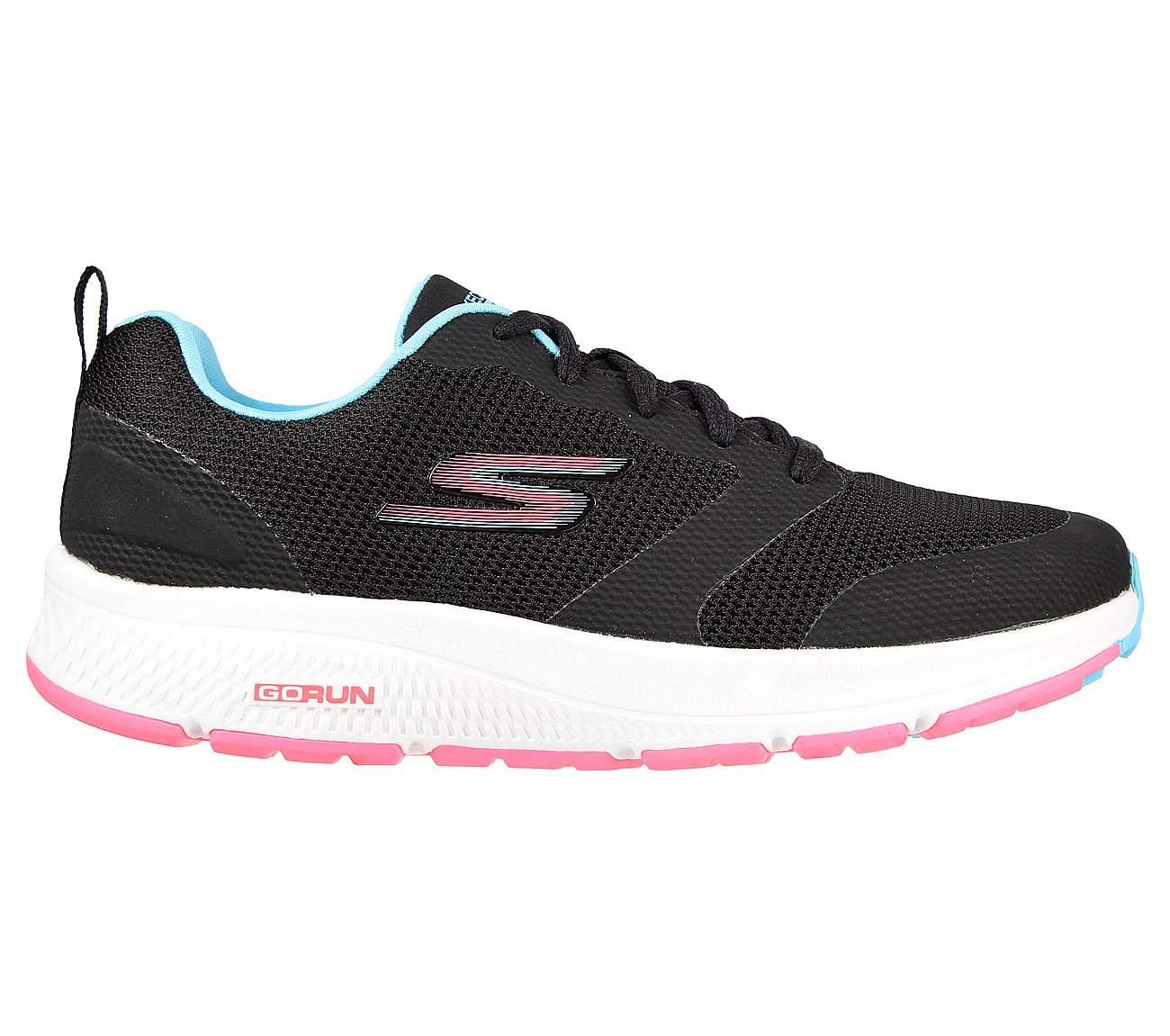 GO RUN CONSISTENT - FEARSOME, BLACK/MULTI Footwear Lateral View