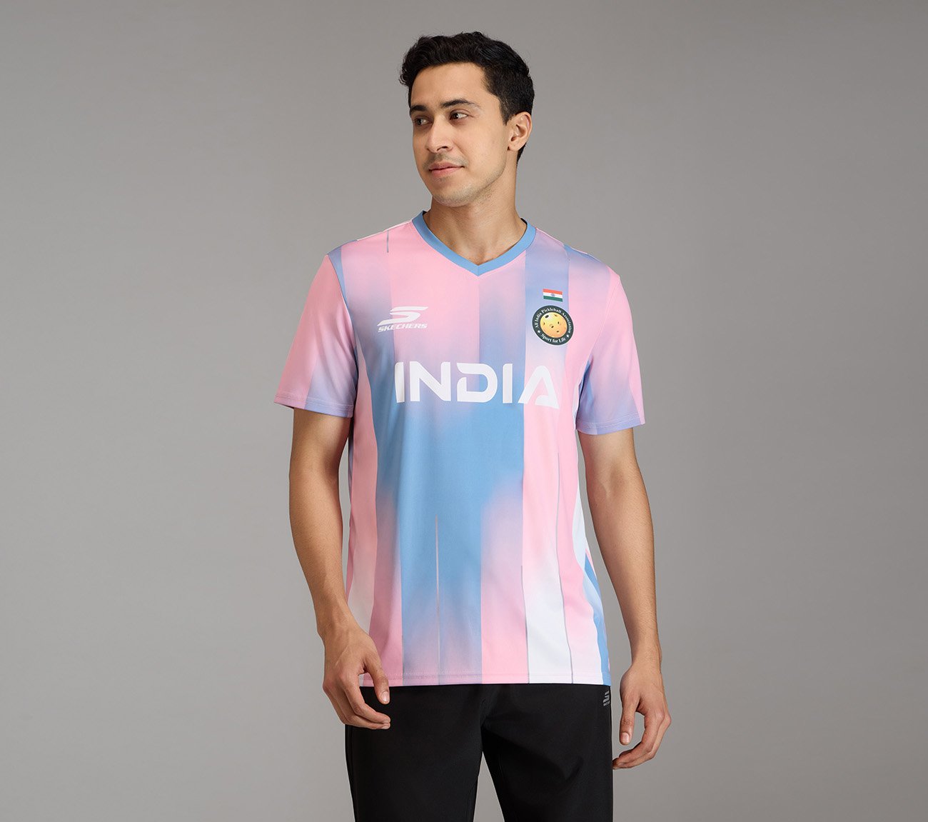 AIPA MENS REPLICA MATCH JERSEY, SILVER/WHITE/PINK