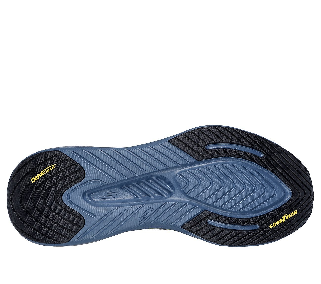 GO WALK COMFORT WALKER - CONS, GREY/LIME Footwear Bottom View